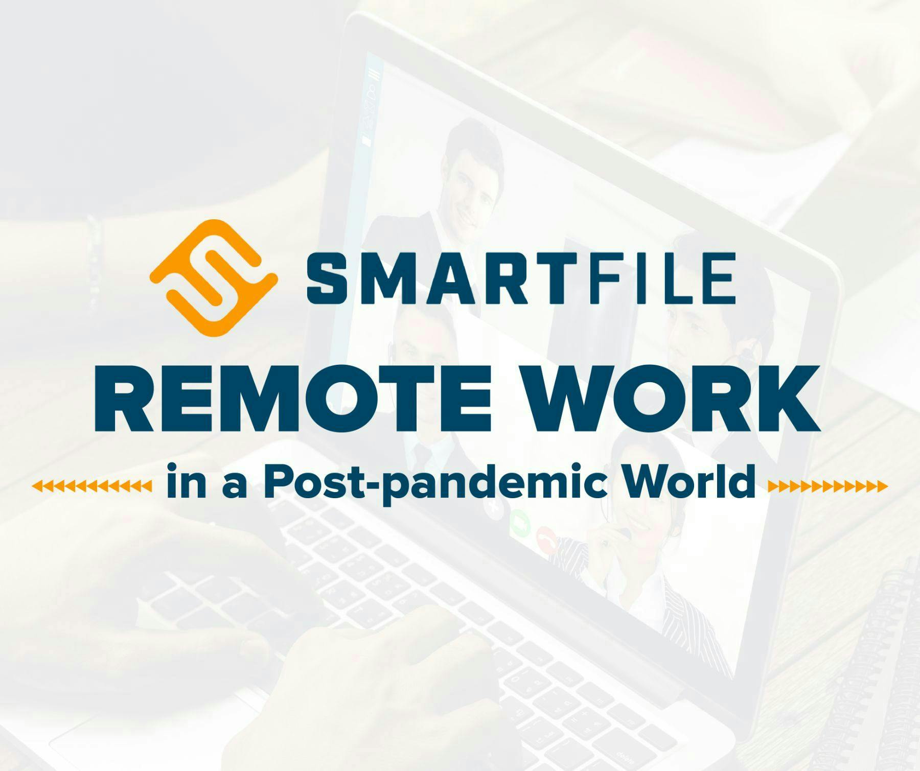 Remote Work in a Post Pandemic World graphic
