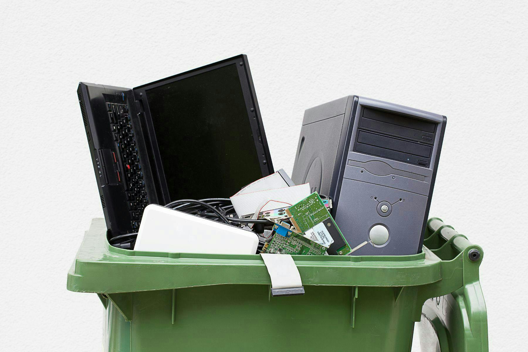 technology in trash