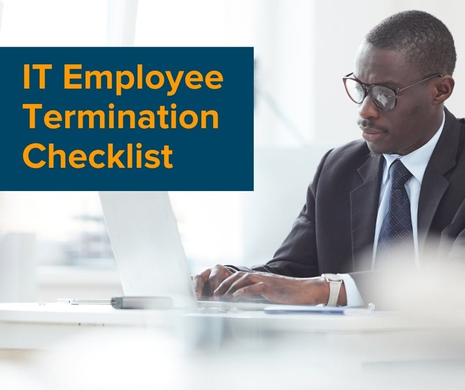 It Employee Termination Checklist graphic