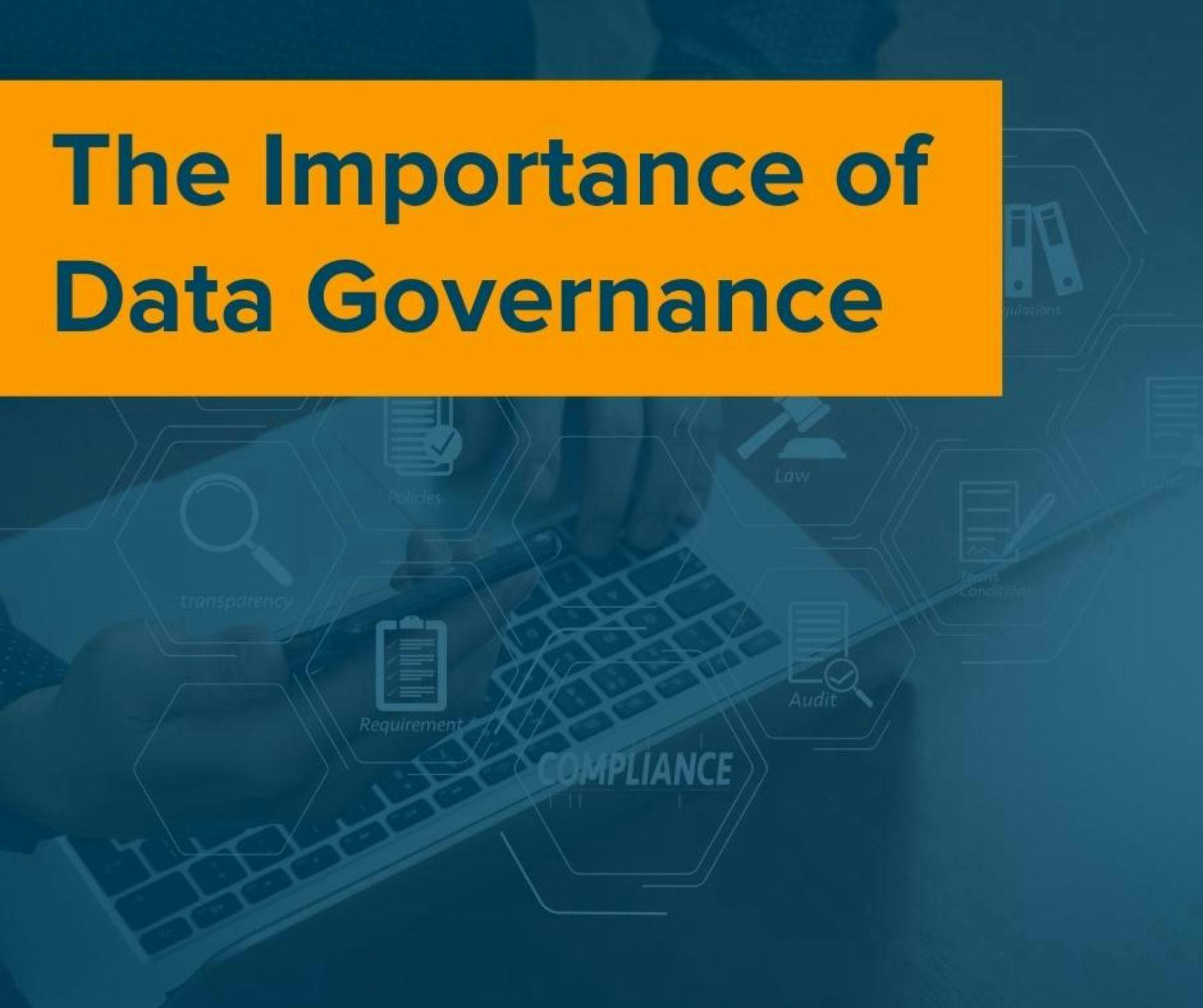 The Importance of Data Governance graphic